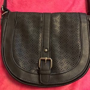 Black crossbody purse